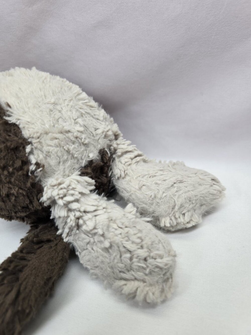 Jellycat London Bashful Fudge Puppy Brown & White Plush 12”- Matted Fur Used - Picture 6 of 16